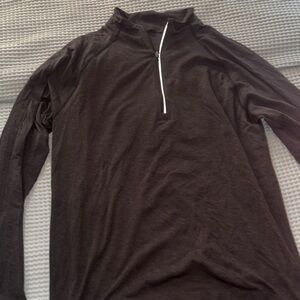 Lululemon Athletica Charcoal Quarter Zip Pullover